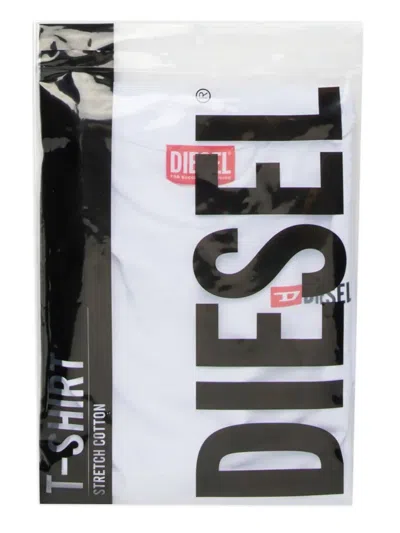 Diesel Logo T-shirt In White