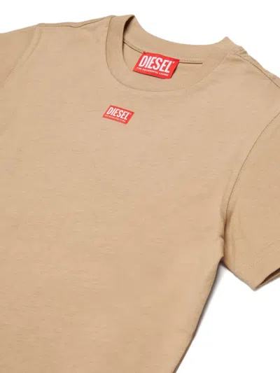 Diesel Tjustr7 T-shirt In Brown
