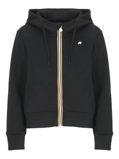 K-way Divine Light Spacer Hoodie In Black
