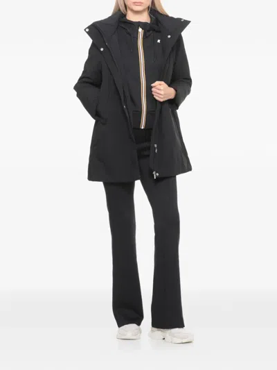 K-way Divine Light Spacer Hoodie In Black