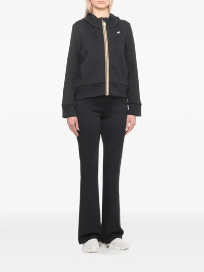 K-way Divine Light Spacer Hoodie In Black