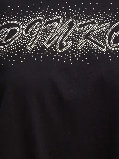 Pinko Short-sleeved Cotton T-shirt In Black