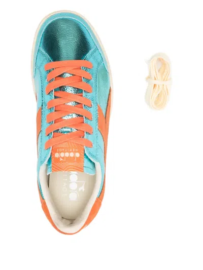 Diadora Stripe-detail Sneakers In Multi