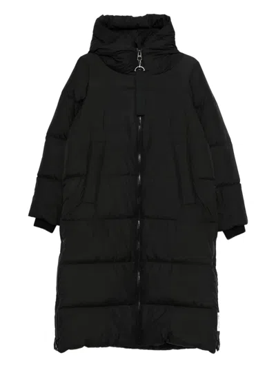 Marc O'polo Hood Oversided Coat In Black