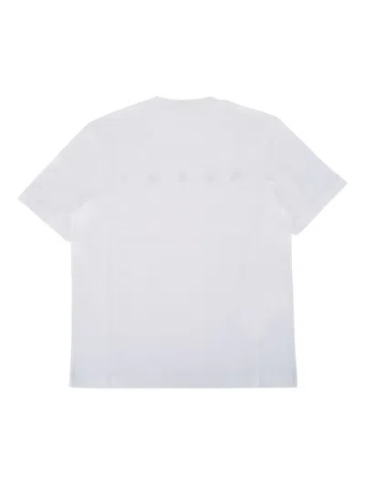 Marni Kids Logo-printed Crewneck T-shirt In White