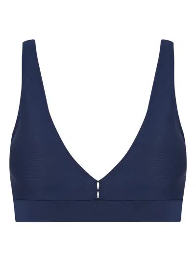 Lygia & Nanny Life V-neck Sports Bra In Blue