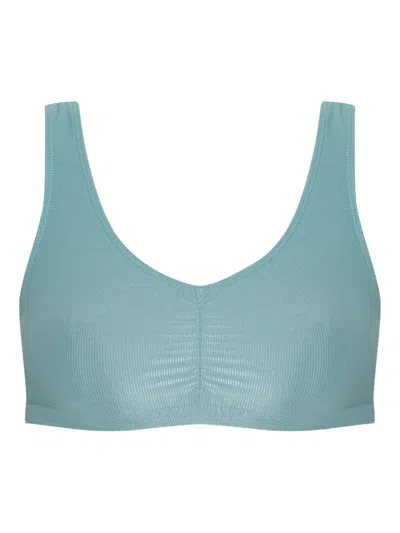 Lygia & Nanny Bio Ribbed Sports Bra In Gray
