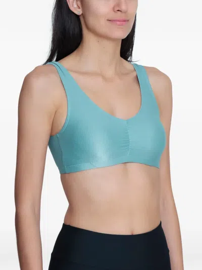 Lygia & Nanny Bio Ribbed Sports Bra In Gray