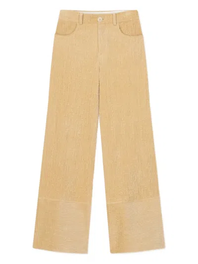 Aeron Veto Corduroy Trousers In Yellow