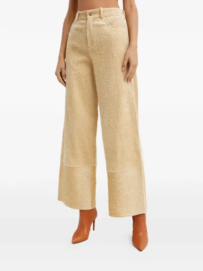 Aeron Veto Corduroy Trousers In Yellow