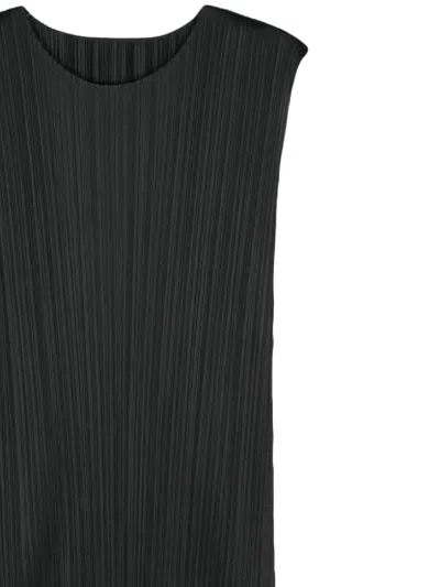 Issey Miyake Pleated Shift Dress In Multi