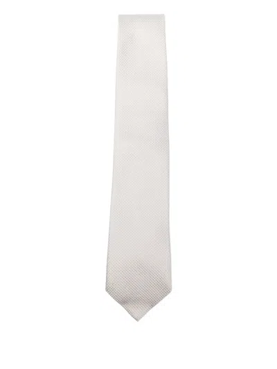 Errico Formicola Textured Tie In Neutral