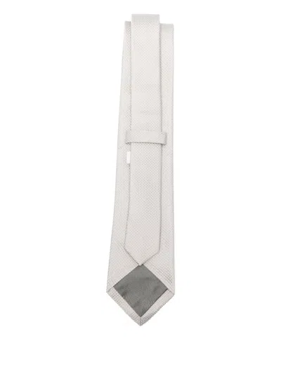 Errico Formicola Textured Tie In Neutral