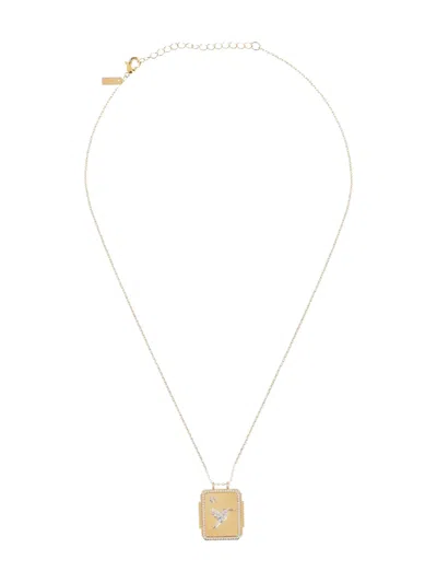 Mya Bay Hummingbird-pendant Necklace In Gold