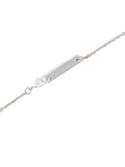 Ambush Logo-plaque Necklace In Metallic