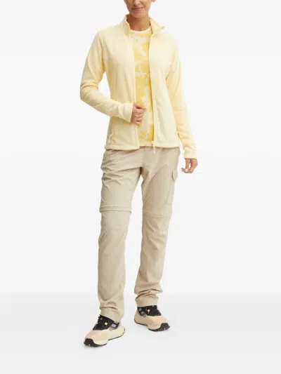 Helly Hansen Floral Crew-neck Base-layer Top In Yellow