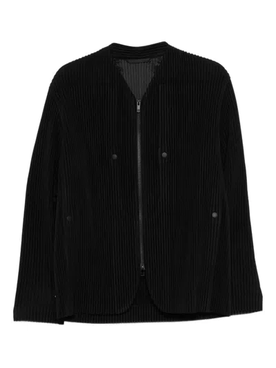 Issey Miyake Quarry Zipped Jacket In Multi