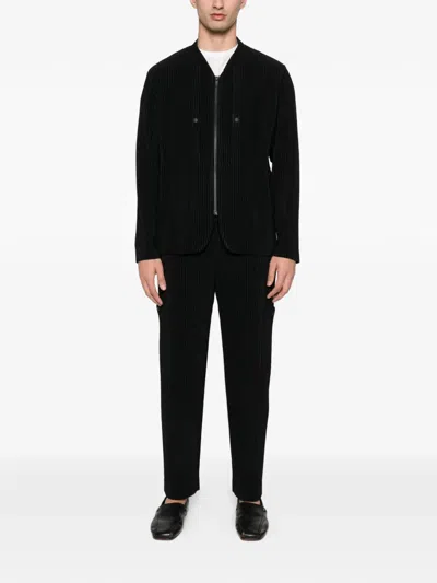 Issey Miyake Quarry Zipped Jacket In Multi