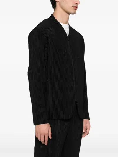 Issey Miyake Quarry Zipped Jacket In Multi