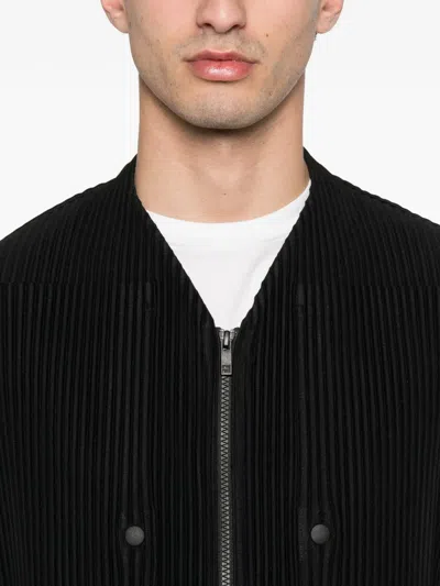 Issey Miyake Quarry Zipped Jacket In Multi