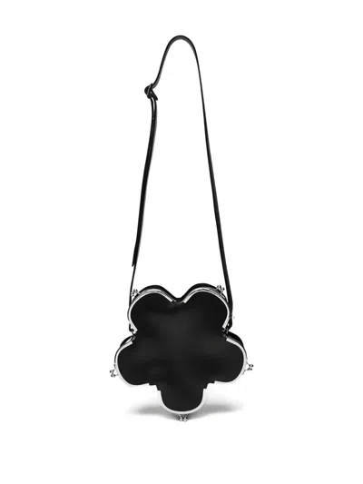Noir Kei Ninomiya Flower-shape Cross Body Bag In Black