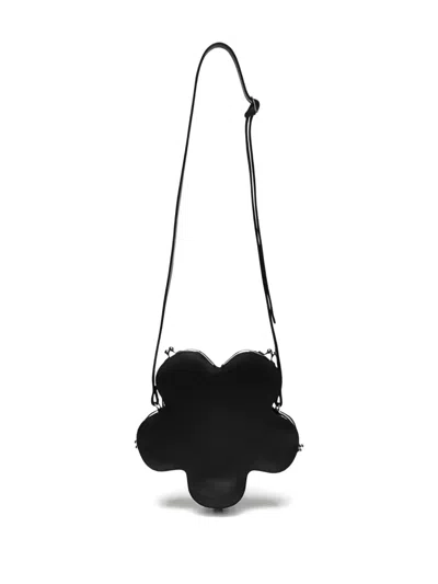 Noir Kei Ninomiya Flower-shape Cross Body Bag In Black