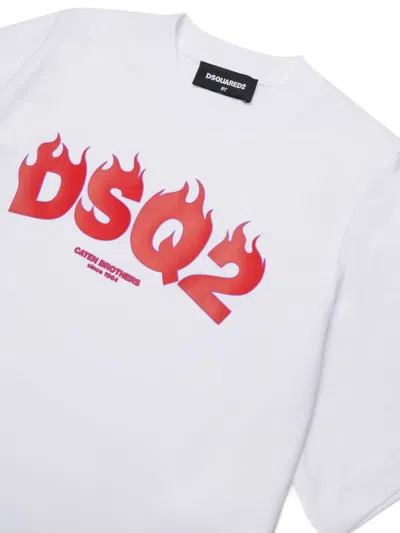 Dsquared2 Logo-print T-shirt In White