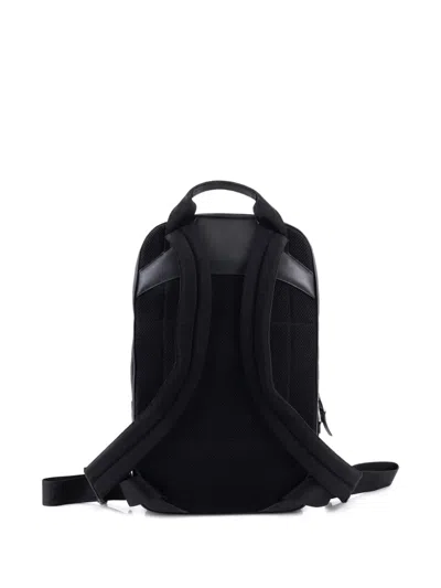 Pre-owned Louis Vuitton Michael Nm Damier Infini Leather Backpack In Black