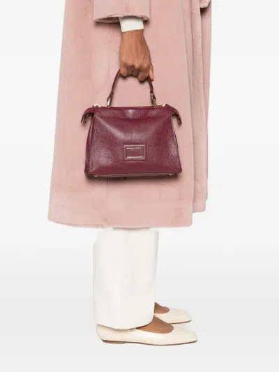 Marc Ellis Small Adele Tote Bag In Burgundy