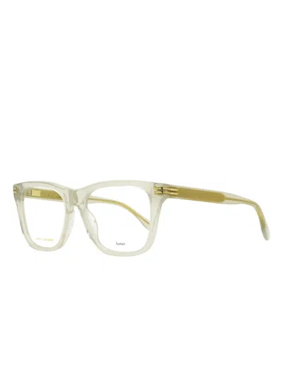 Marc Jacobs Wayfarer-logo Glasses In Green