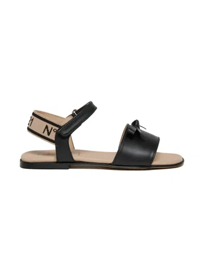 N°21 Bow-detailed Sandals In Multi