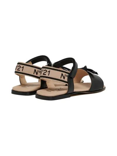 N°21 Bow-detailed Sandals In Multi