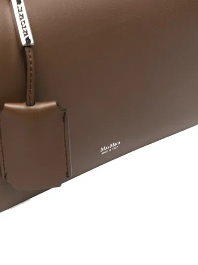 Max Mara Holdallm Tote Bag In Brown