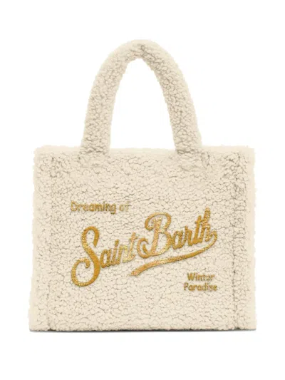 Mc2 Saint Barth Vanity Mini Teddy 01346i 10or Emb In Neutral
