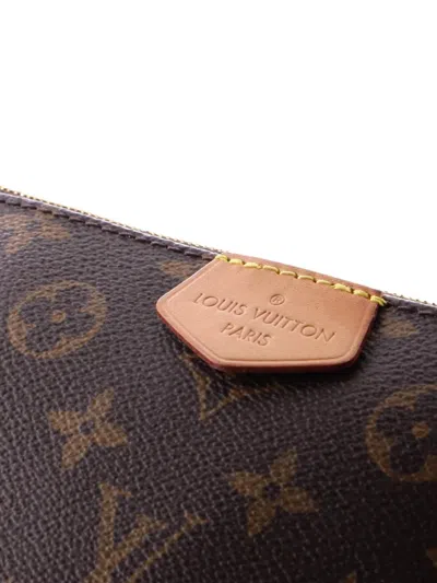 Pre-owned Louis Vuitton Multi Pochette Accessoires Monogram Canvas Crossbody Bag In Brown