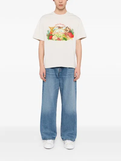 Melt Graphic-printed T-shirt In Gray
