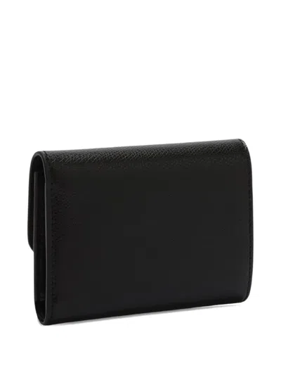 Furla Small Iride Grained Wallet In Black