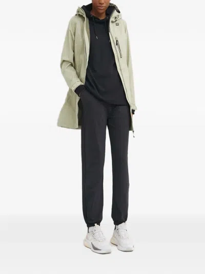 Helly Hansen Zipped Hooded Raincoat In Neutral