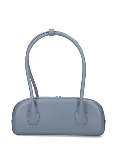 Salce Bianca One Tone Shoulder Bag In Blue