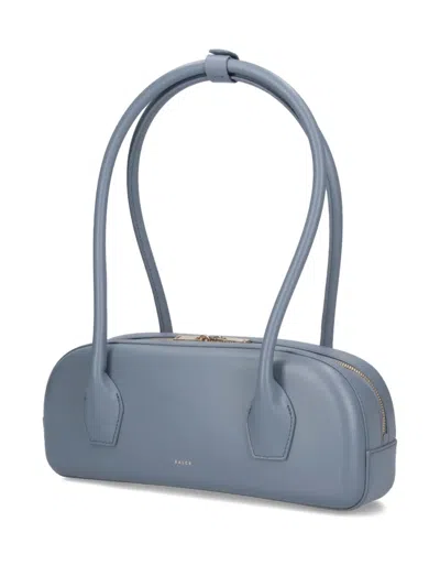 Salce Bianca One Tone Shoulder Bag In Blue
