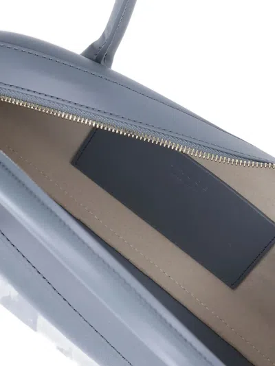 Salce Bianca One Tone Shoulder Bag In Blue