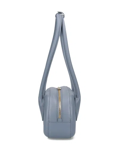 Salce Bianca One Tone Shoulder Bag In Blue