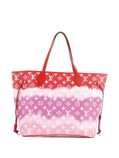 Pre-owned Louis Vuitton Neverfull Nm Limited Edition Escale Monogram Giant Mm Tote Bag In Multi