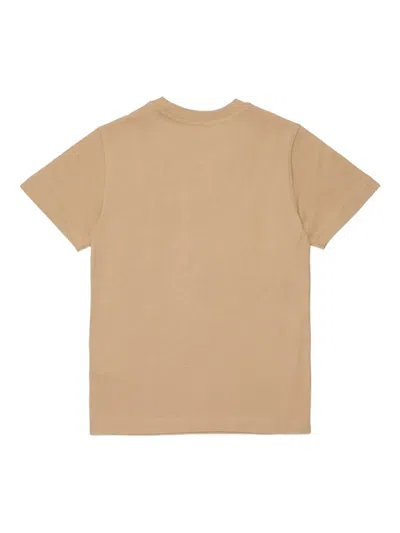 Diesel Logo-detail Cotton T-shirt In Brown