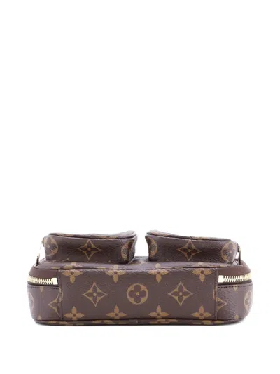 Pre-owned Louis Vuitton Utility Monogram Canvas Crossbody Bag In Brown