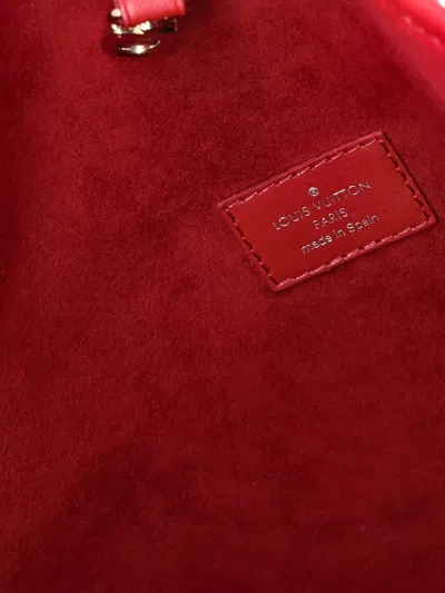 Pre-owned Louis Vuitton Neverfull Epi Leather Mm Tote Bag In Red