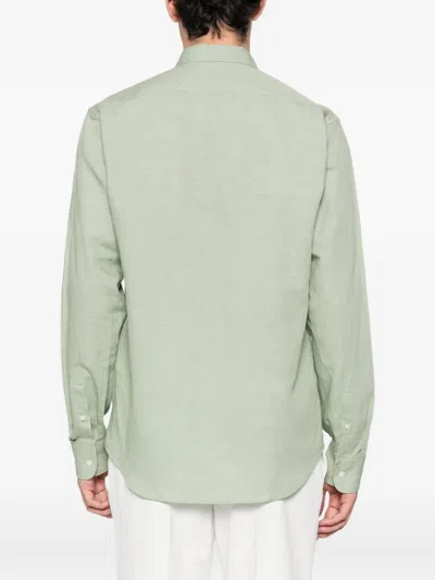 Fursac Long-sleeve Shirt In Green