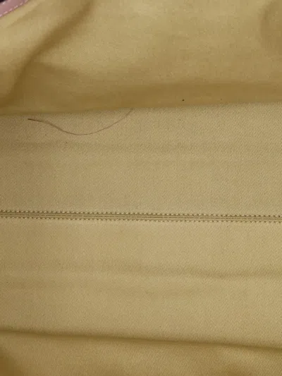 Pre-owned Versace La Medusa All Over Logo Canvas Large Tote Bag In Pink