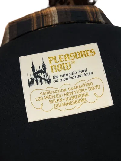 Pleasures Zip-detail Pocket Polo Shirt In Black