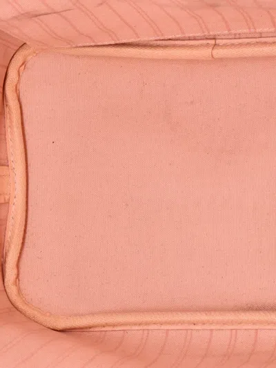 Pre-owned Louis Vuitton Neverfull Nm Damier Mm Tote Bag In White